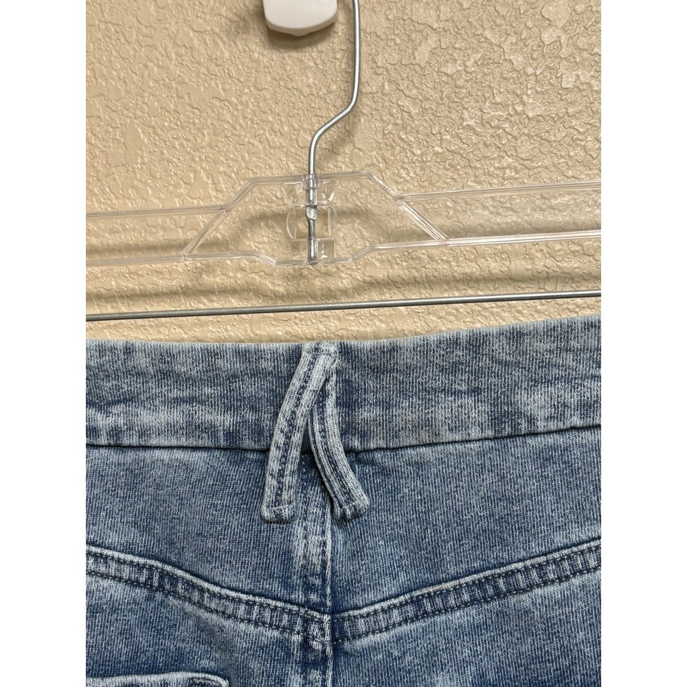 Good American Good Wide Leg Jeans Light Blue Acid Wash High Rise Denim 10/30 - Picture 8 of 9